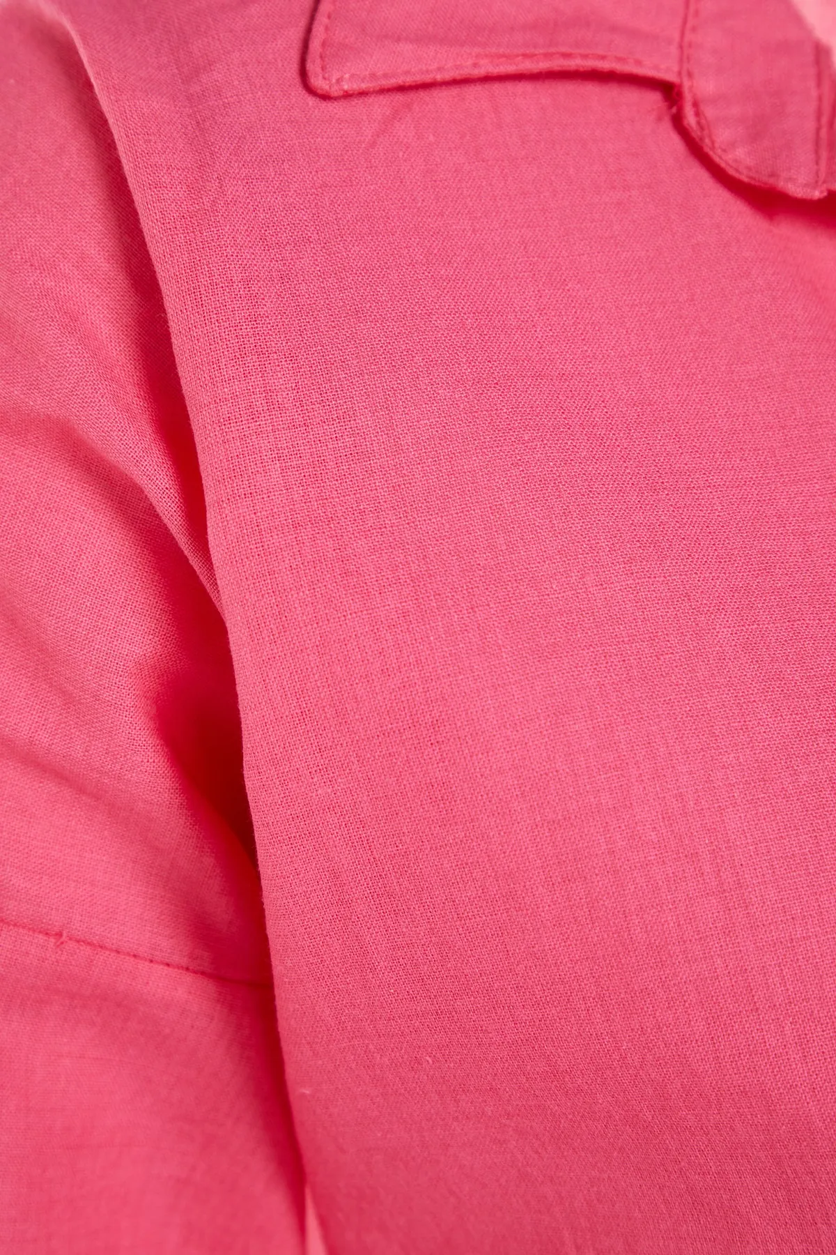 Trendyol Collection  Fuchsia Mini-Strandkleid aus 100 % gewebter Baumwolle TBESS21EL3979