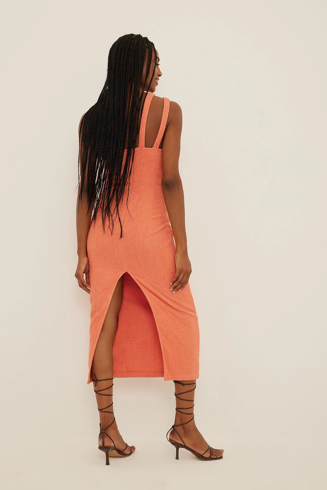 Midikleid aus Frottee