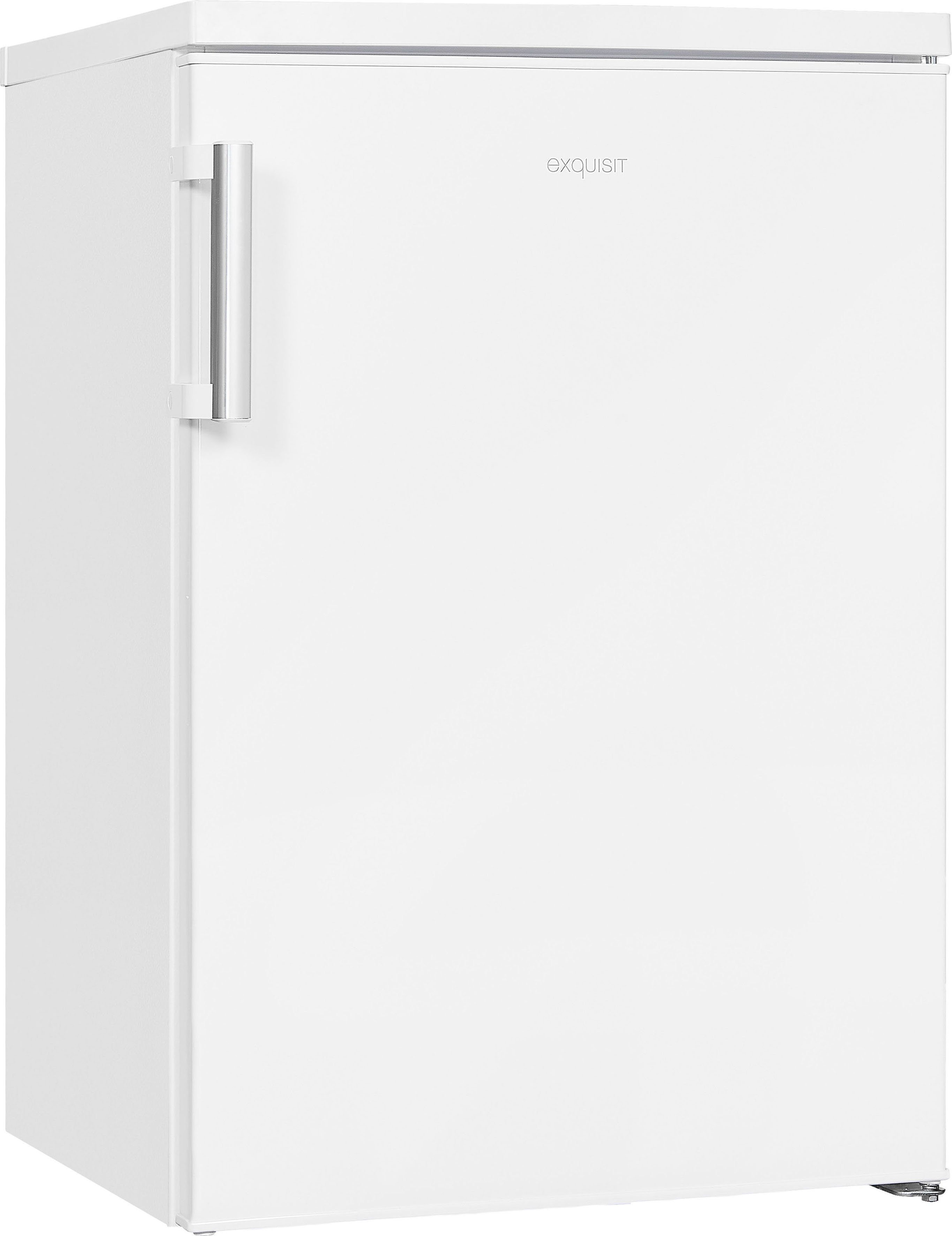 exquisit Kühlschrank KS16-4-H-010D weiss, 85 cm hoch, 56 cm breit
