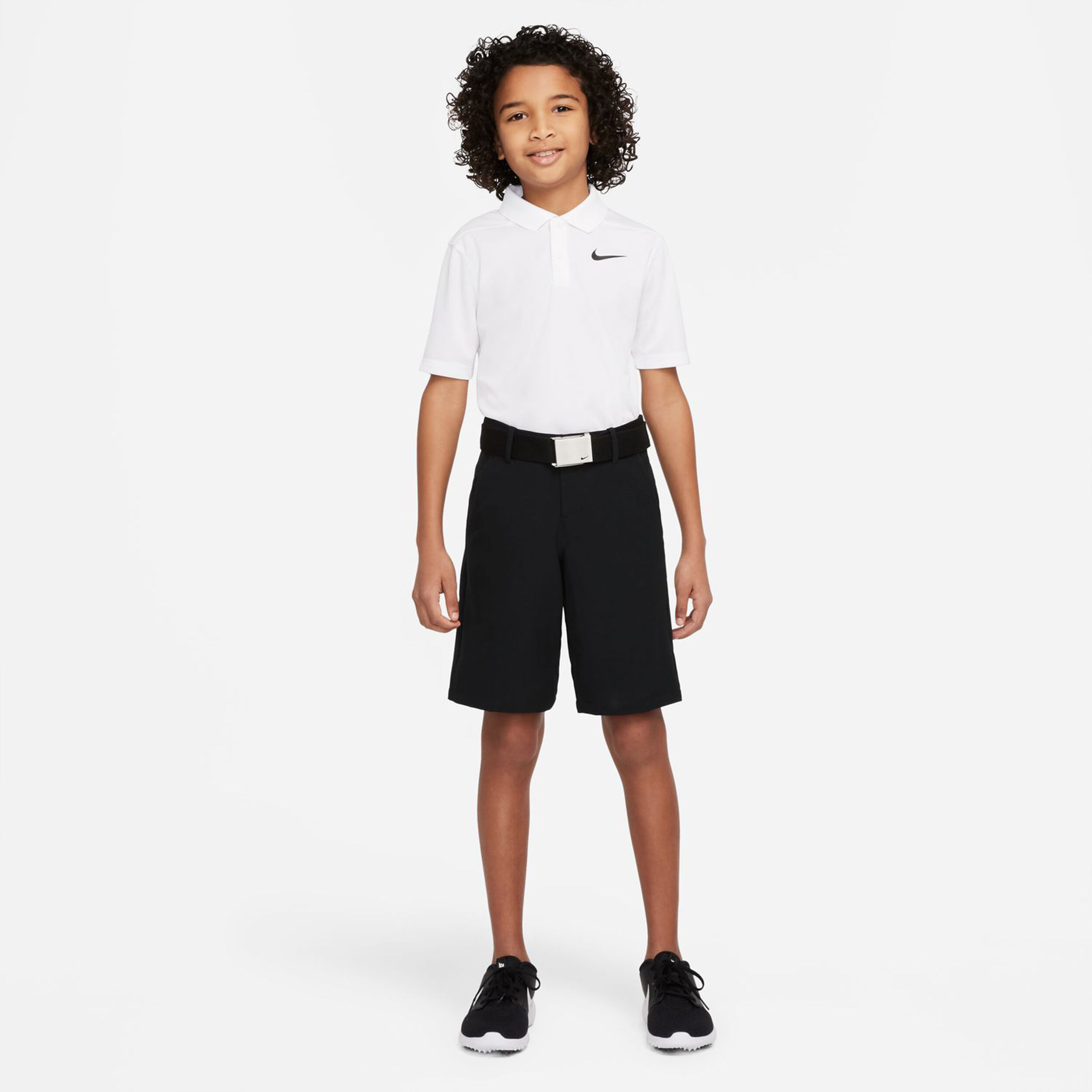 Dri-Fit Victory Polo Jungen - Weiß, Schwarz