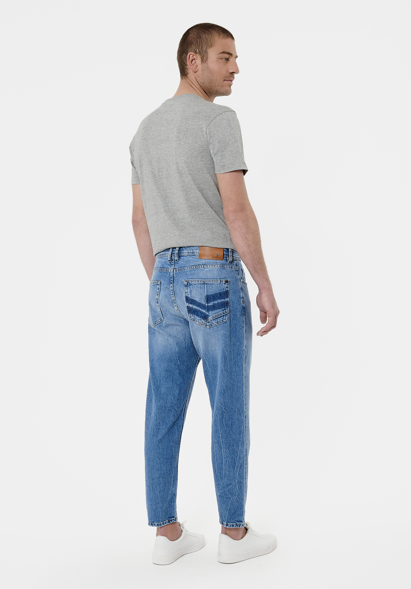 ROBIN  Jean loose cropped Homme