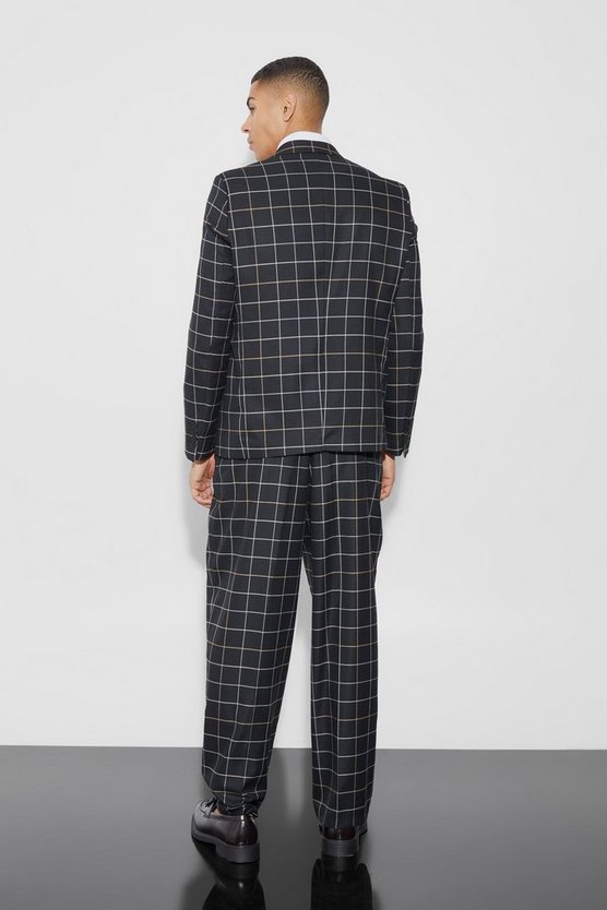 Lockerer karierter Blazer