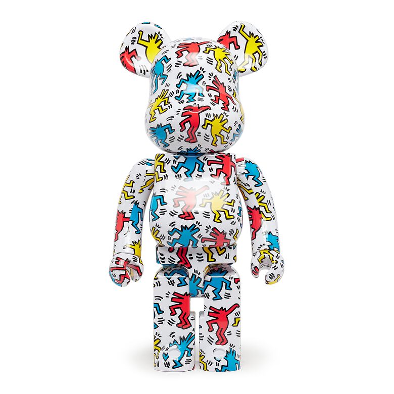 Medicom Bearbrick Keith Haring #9 1000% multicolor