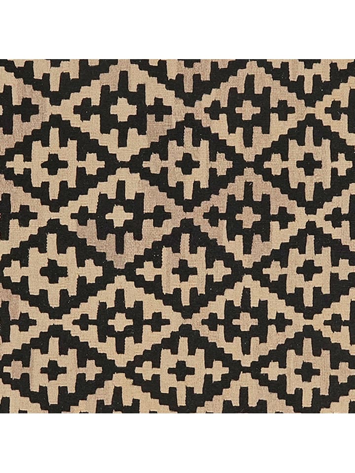 Rugtales Schurwoll-Teppich in Creme/ Schwarz günstig kaufen 198x150 cm