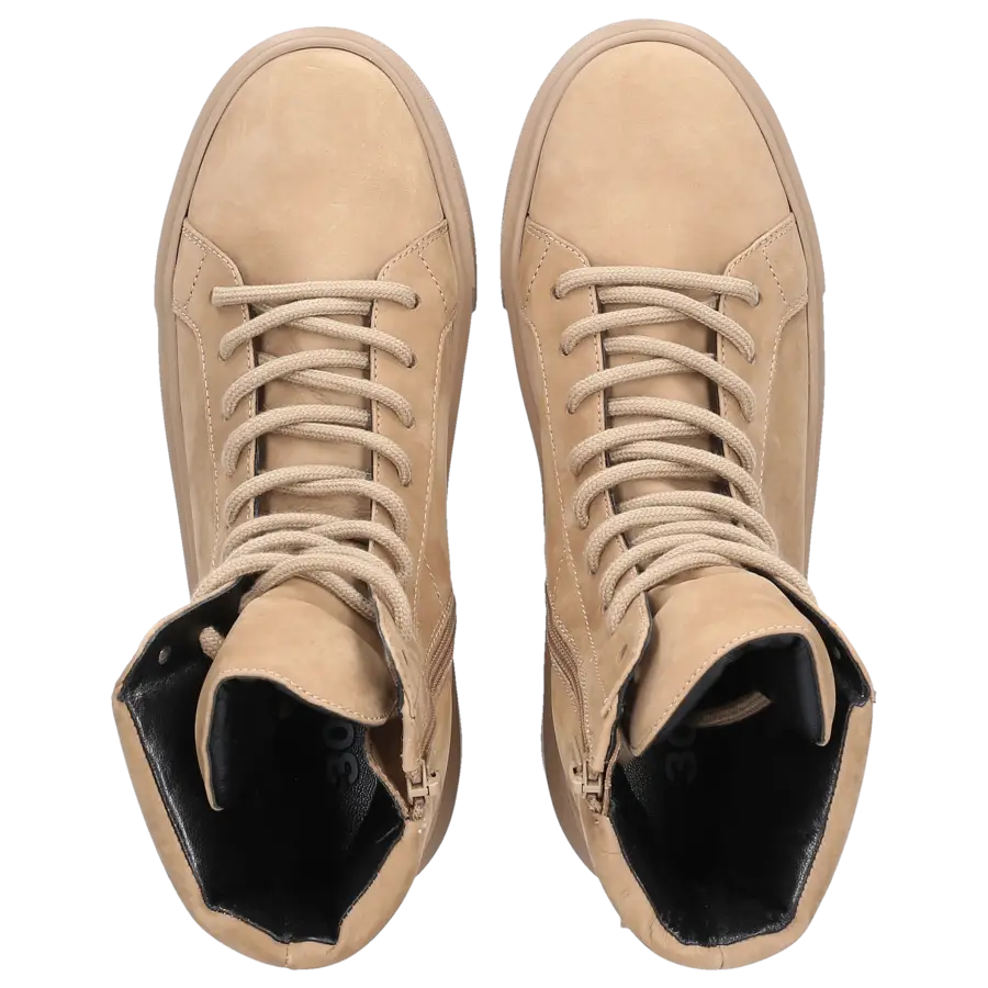 305 SOBE - Sneaker high NEAL Nubukleder - beige