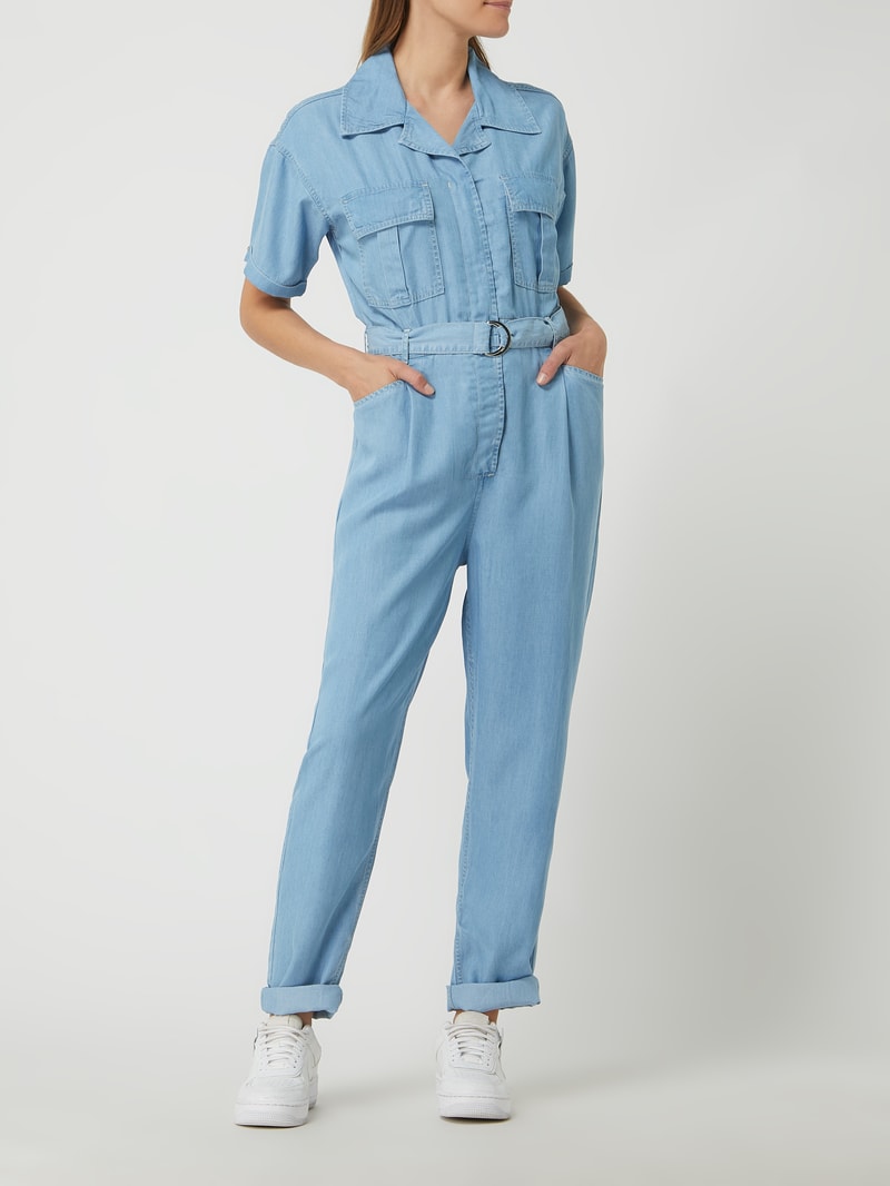 Jumpsuit in Denim-Optik in jeans
