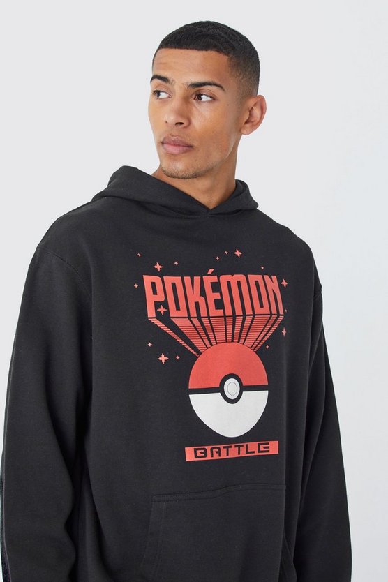 Oversize Hoodie mit lizenziertem Pokemon-Print