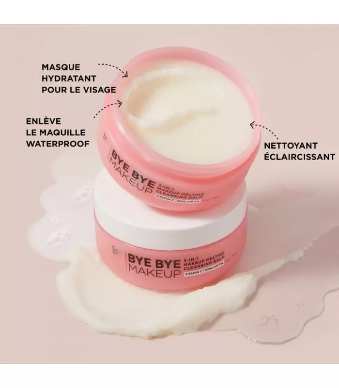 BYE BYE MAKEUP™ Baume démaquillant fondant 3-en-1