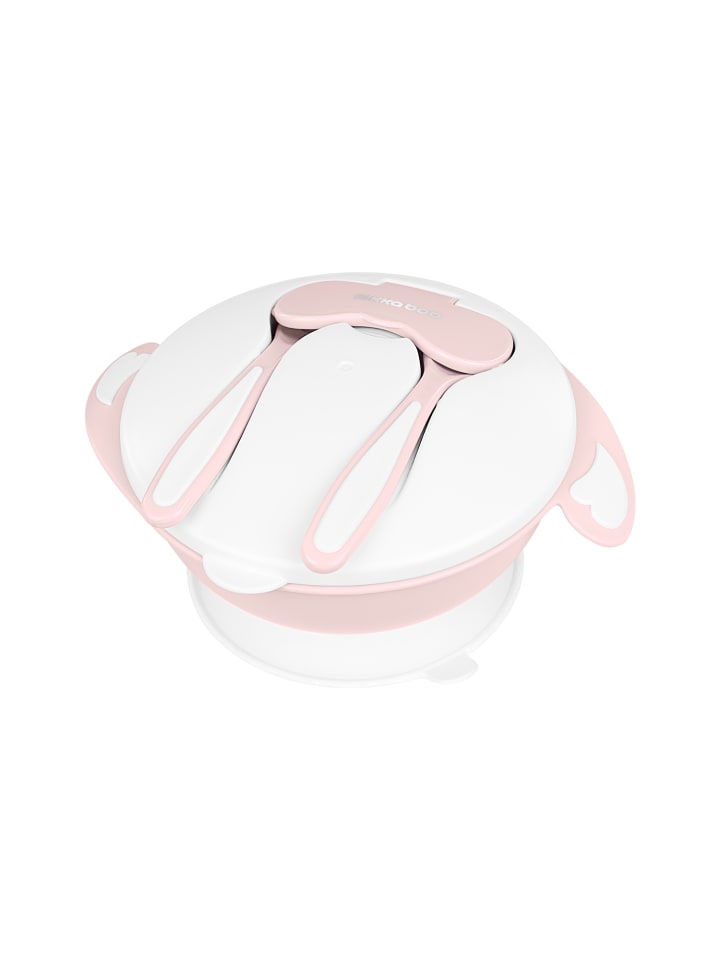 Kikkaboo Kinder 4 in 1 Schüssel-Set in rosa günstig kaufen onesize