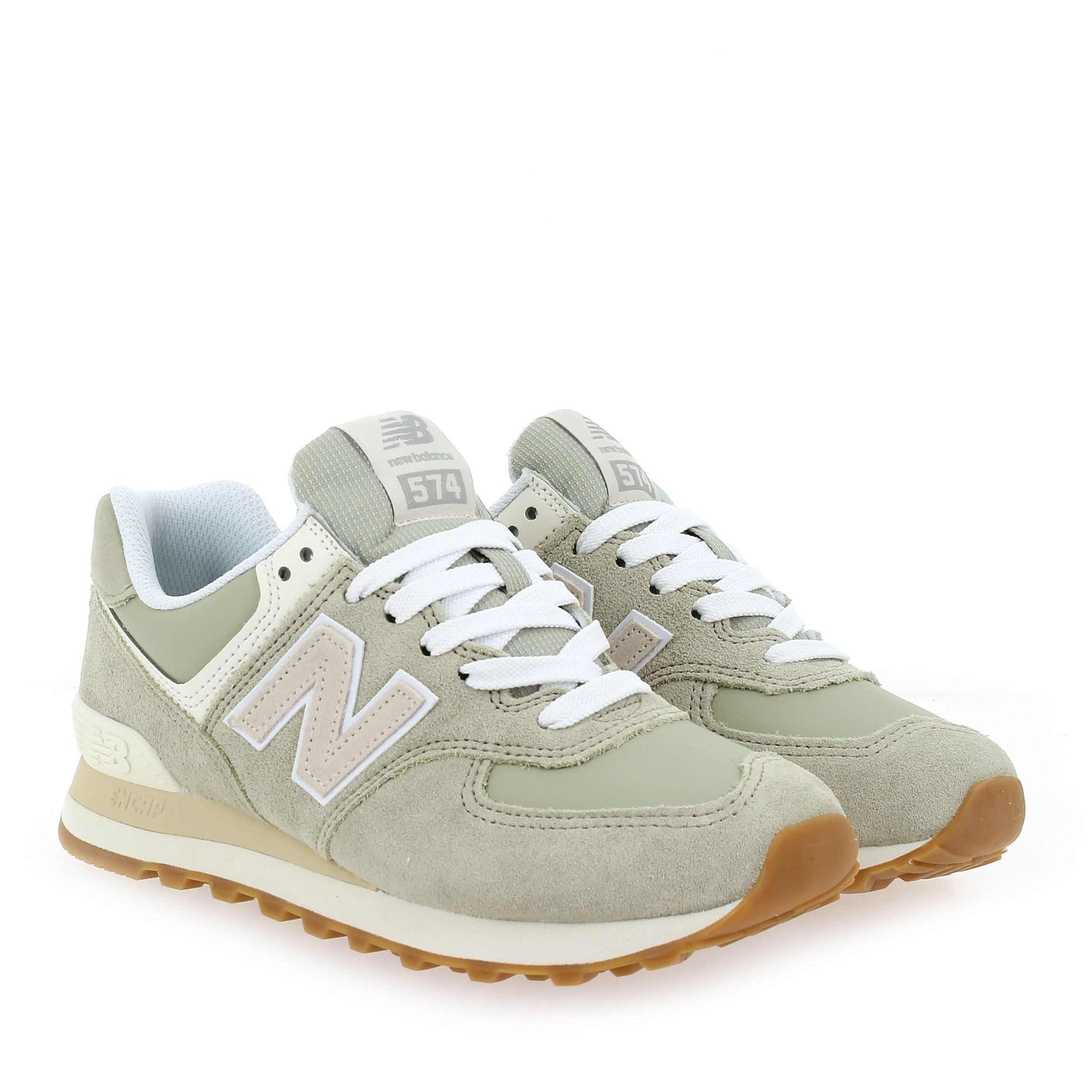 New Balance  WL574Q - Vert Sauge