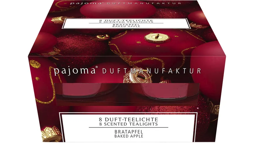 pajoma Teelichter Bratapfel 8er Set