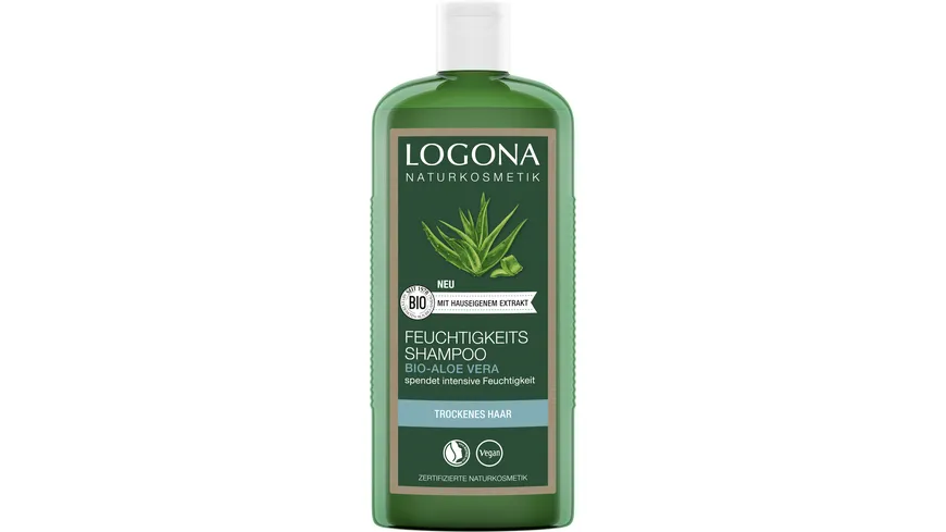 LOGONA Feuchtigkeits-Shampoo Bio-Aloe Vera 250 ml