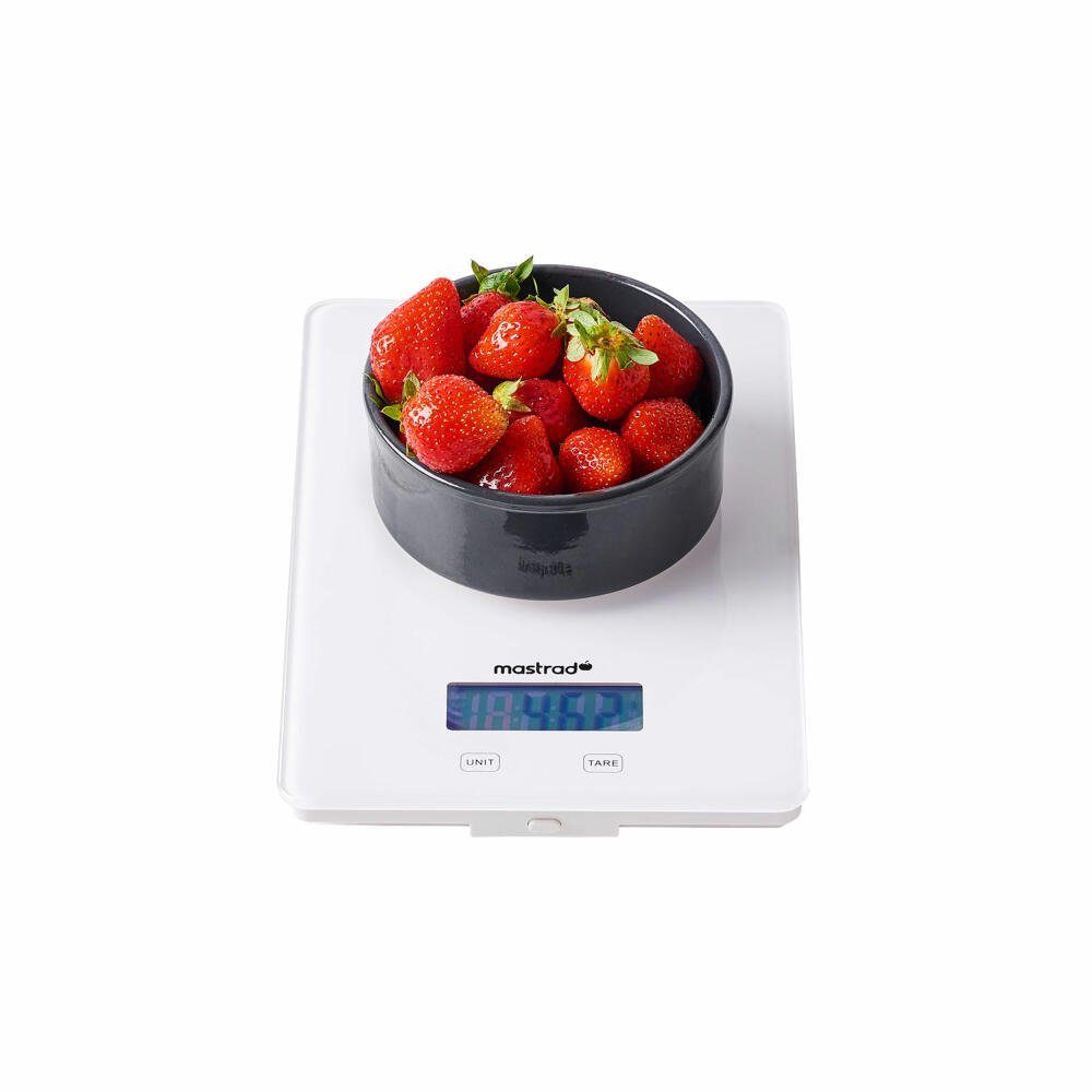 mastrad Küchenwaage Balance Pro USB, mit USB-Ladekabel