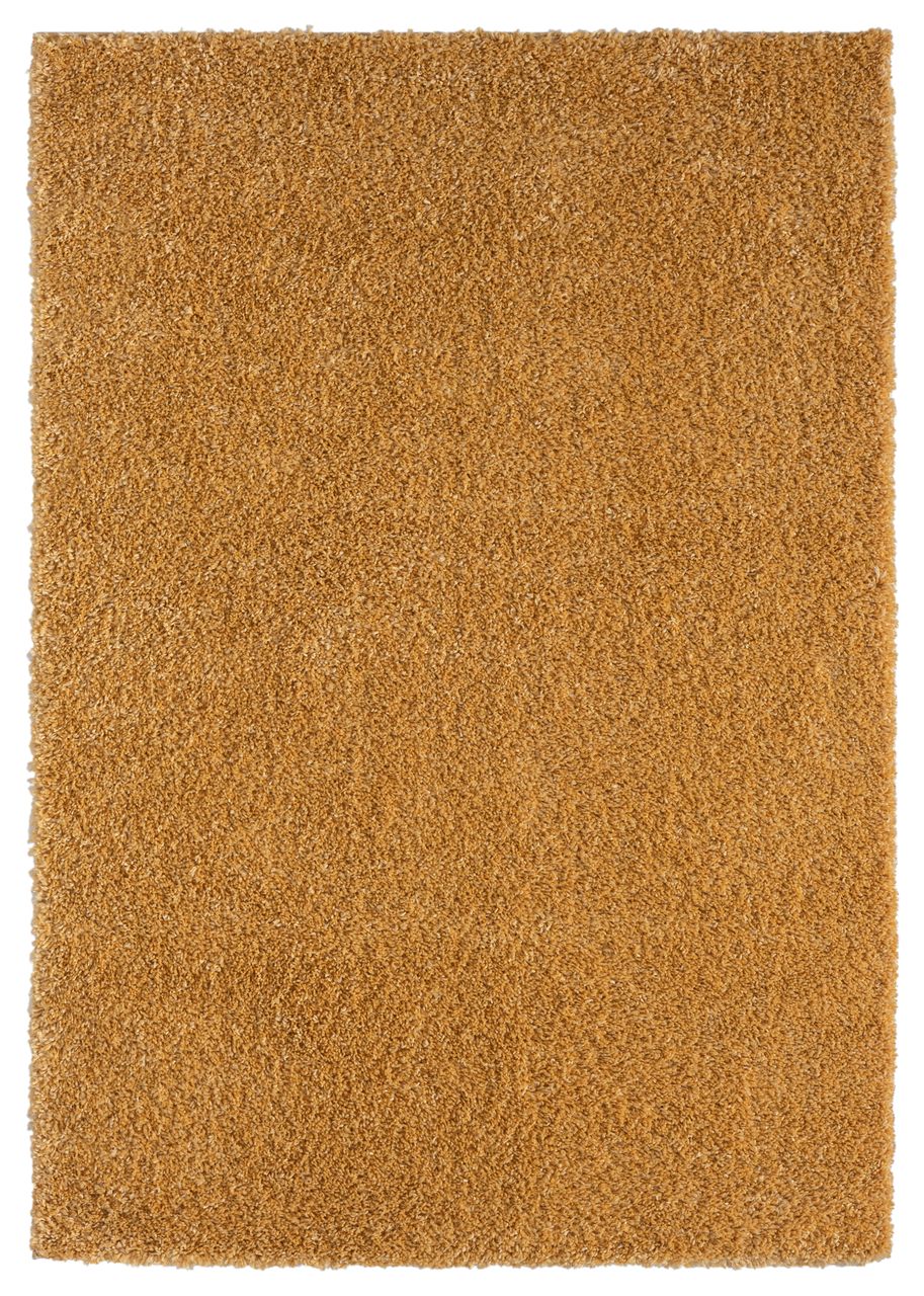MyFlair Teppich Elodie, 160cm x 230cm, Farbe Goldfarben, rechteckig, Florhöhe 37mm