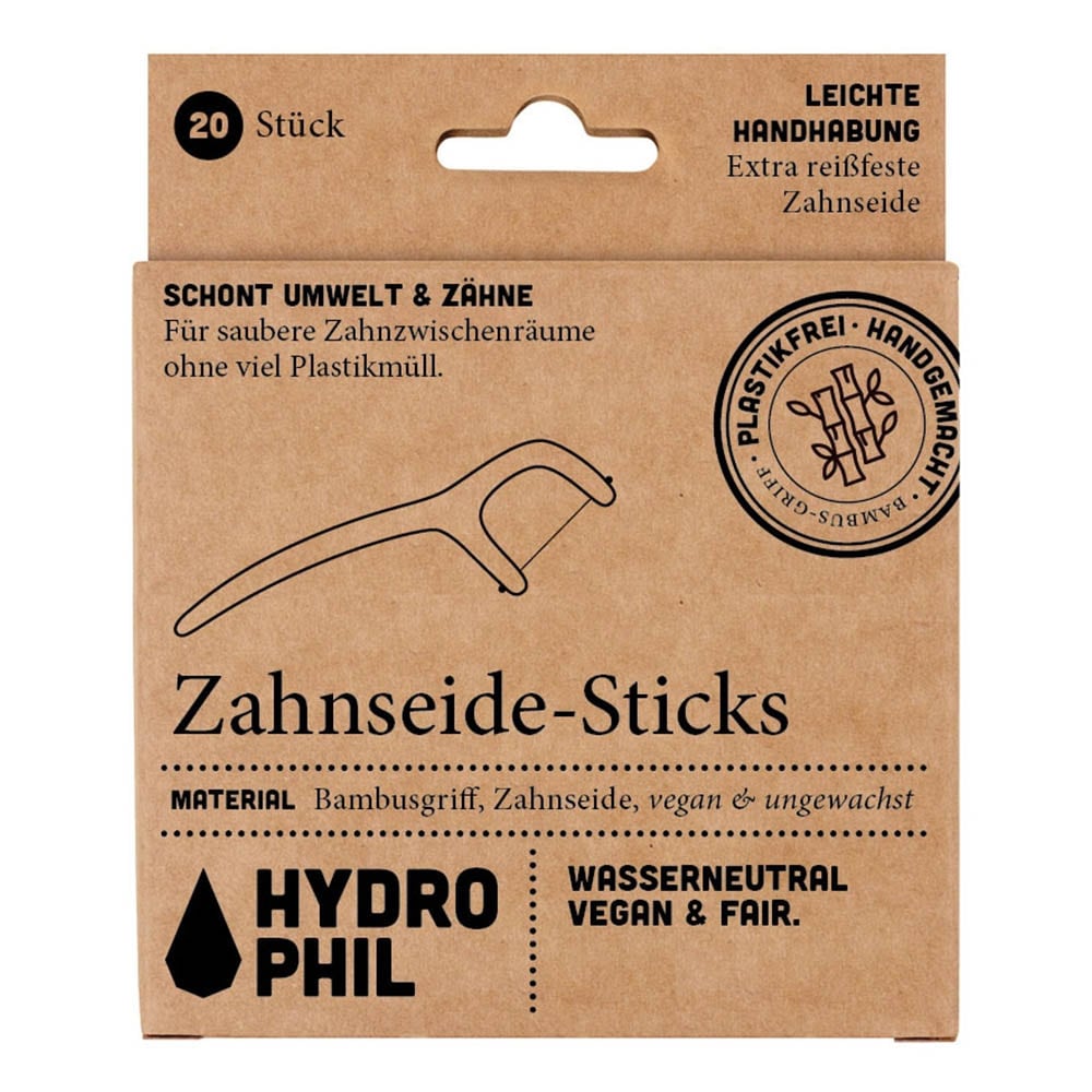 Zahnseide Sticks - Bambusgriff