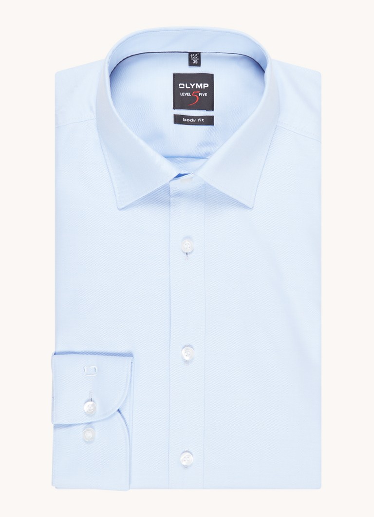 Olymp Level Five cotton body fit shirt