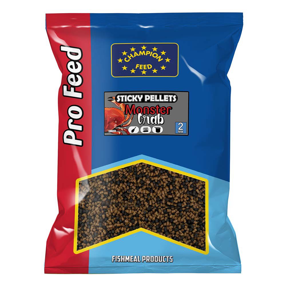 Pellets Champion Feed Sticky Pellets 2mm Monster Crab 650g