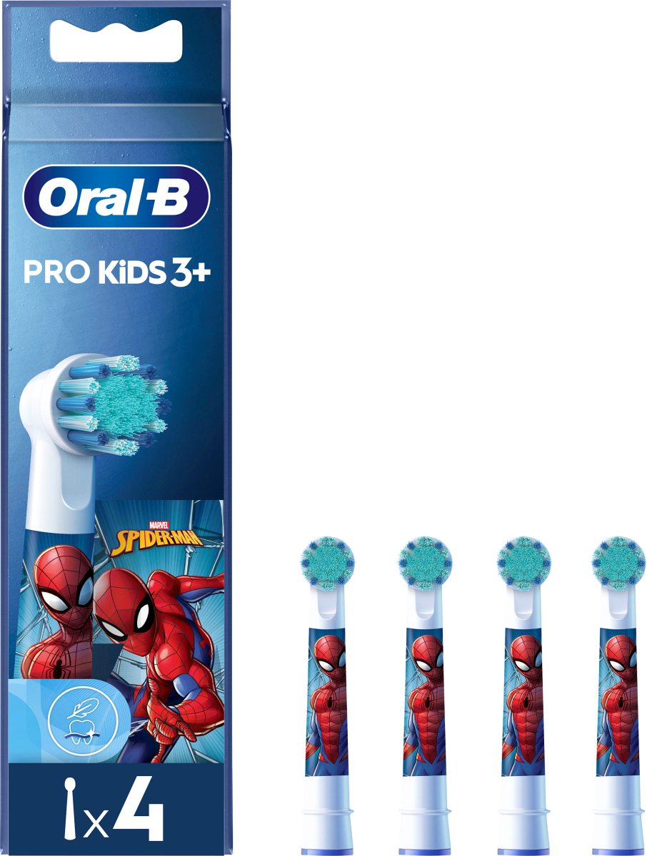 Aufsteckbürsten Kinder PRO Spiderman, ab 3 Jahren, 4 St