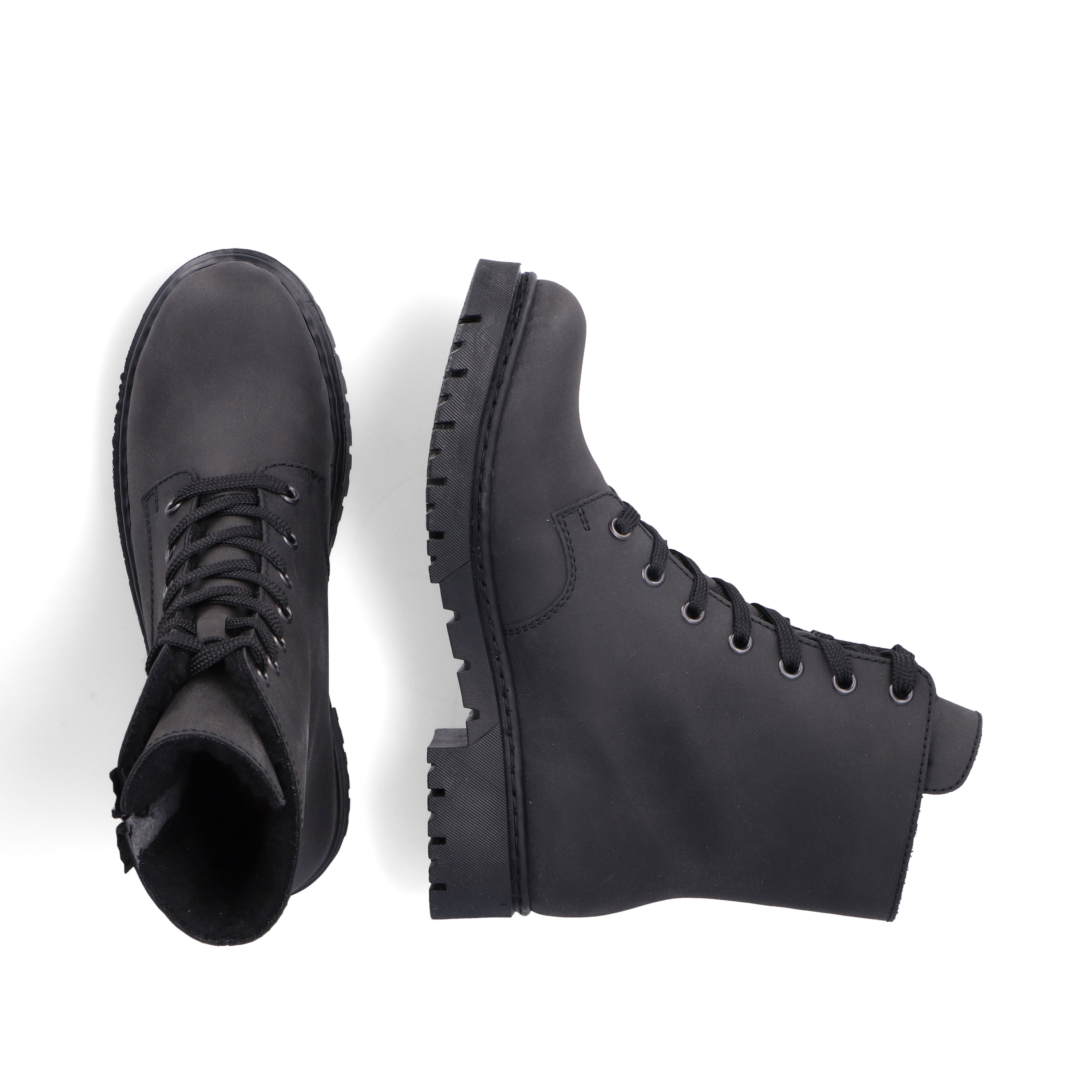 Rieker Damen Biker Boots tiefschwarz