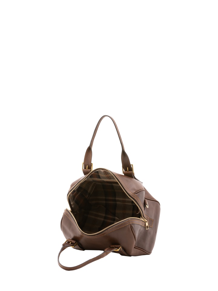 Viola Castellani Bowler-Tasche in DARK BROWN günstig kaufen onesize