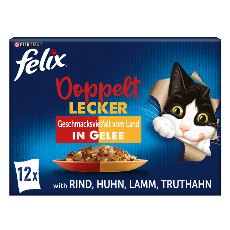 Felix Nassfutter Felix Doppelt Lecker 12x85g Geschmacksvielfalt vom Land
