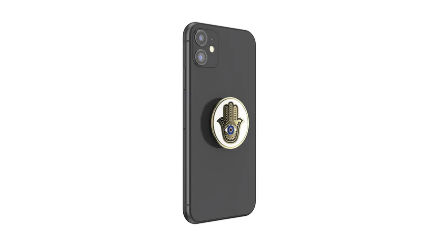 PopGrip Premium Enamel- ausziehbarer Handy-Griff Handyhalter - Hamsa Hand
