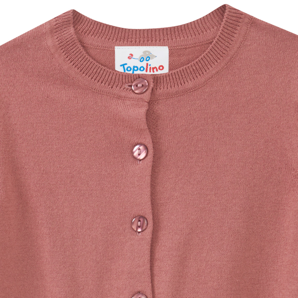 Mädchen Feinstrickjacke im Basic-Look