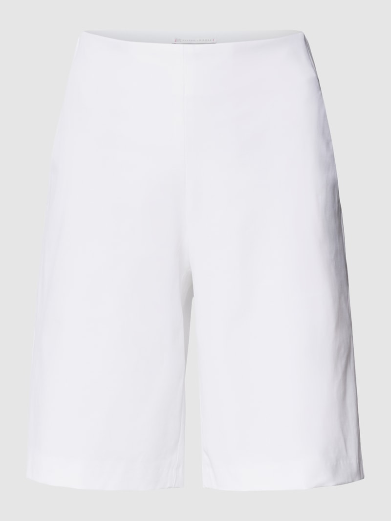 Shorts mit Eingrifftaschen Modell 'Iska' in weiß