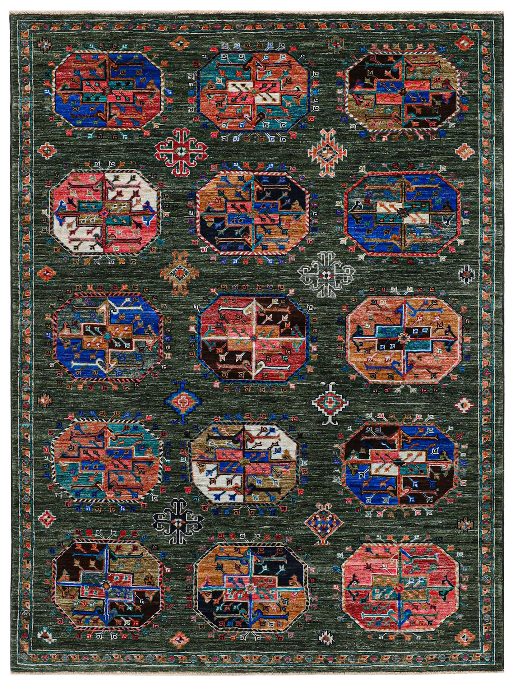 Buchara Ghazni ca. 150 x 203 cm, Unikat / Einzelstück