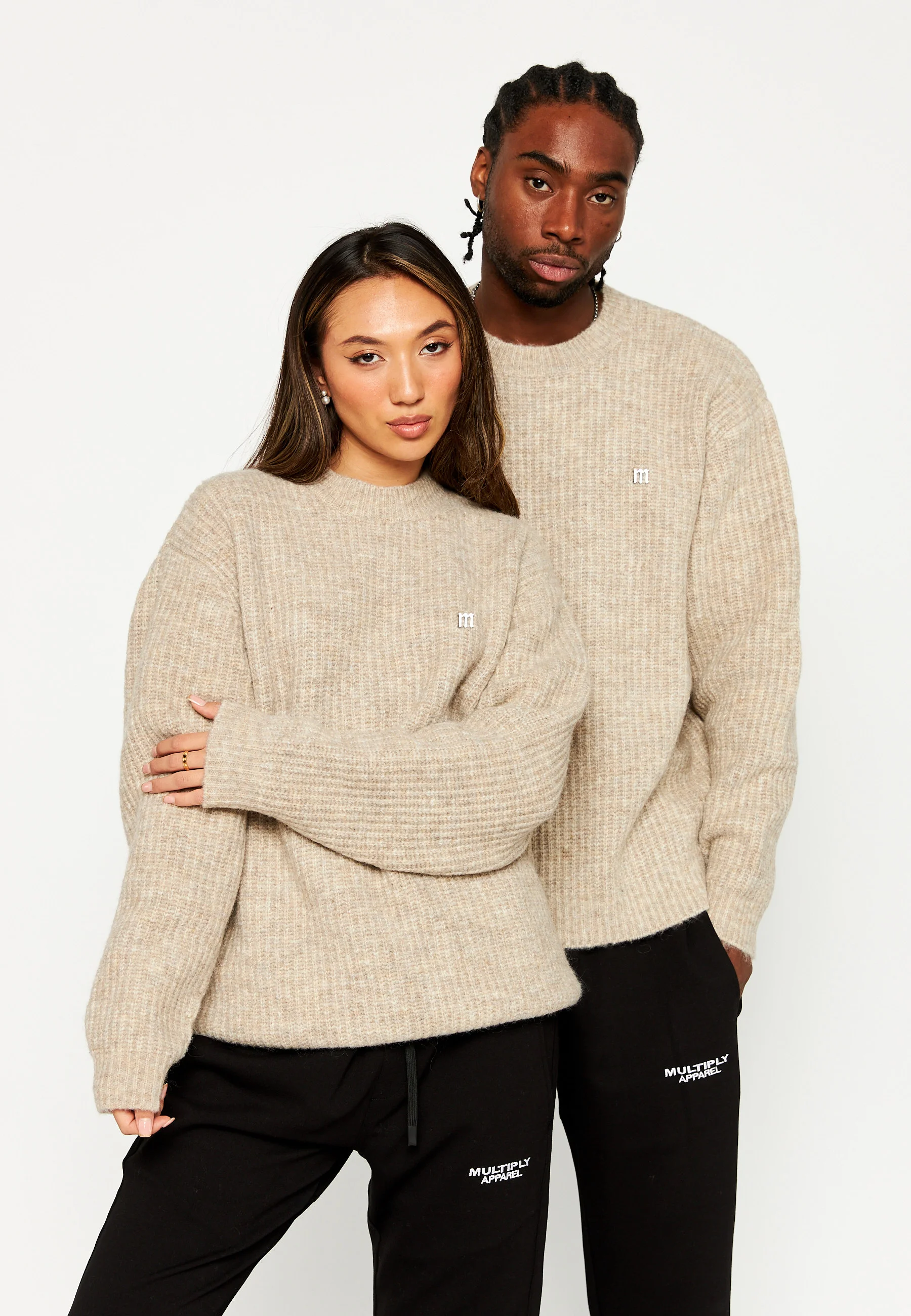 Suéter de gran tamaño Multiply Apparel Old London M - Suéter