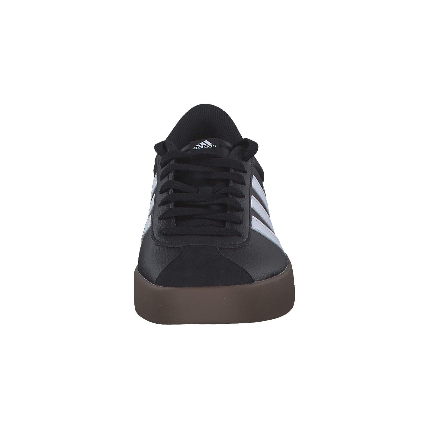 adidas ID8796 VL Court 3.0, Schnürschuhe, Damen, black/white/gums