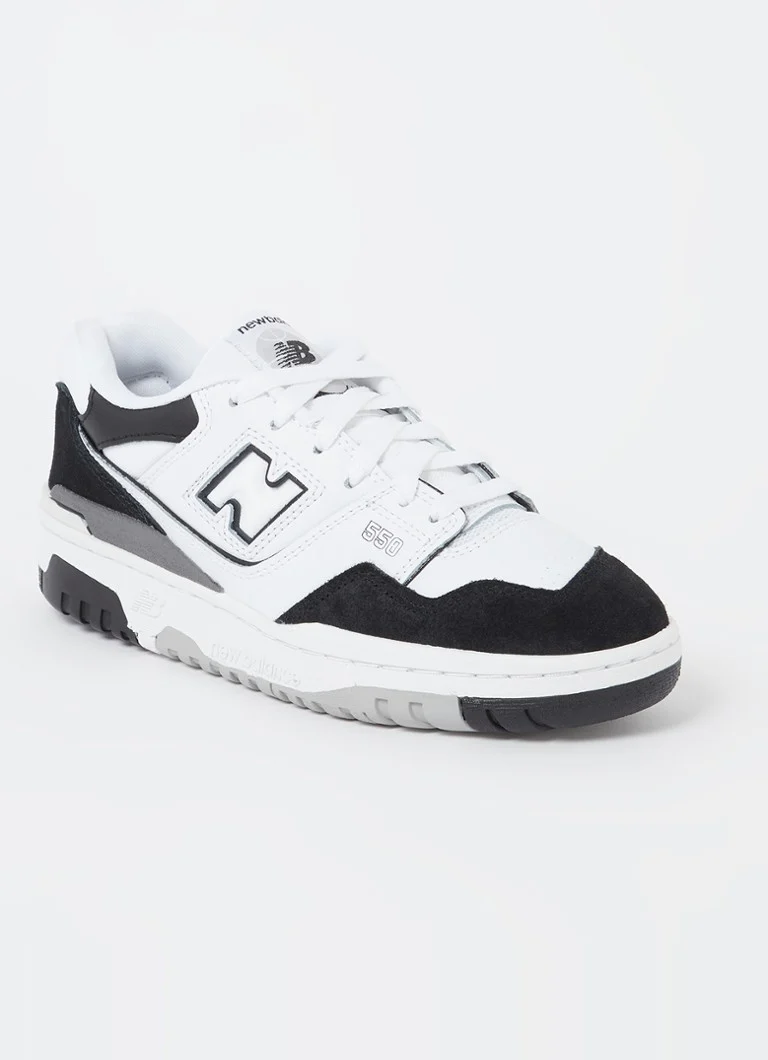 Teniși New Balance 550 cu detalii din piele