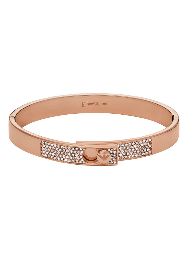 Βραχιόλι ζευγαριού Emporio Armani με κρύσταλλα EGS3089221
