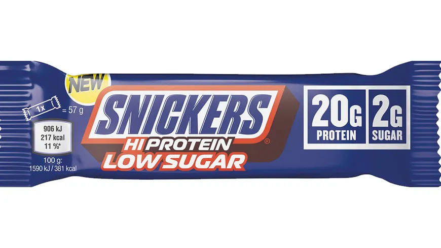 Snickers Low Sugar High Protein Bar Milk Chocolate 57 g