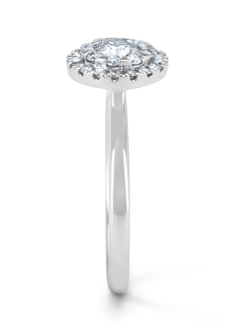 Diamond Point White gold ring, 0.62 ct diamond, Solitaire