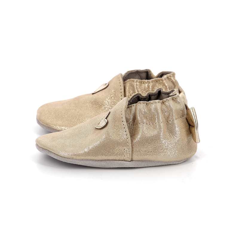 Chaussons cuir Mini Love