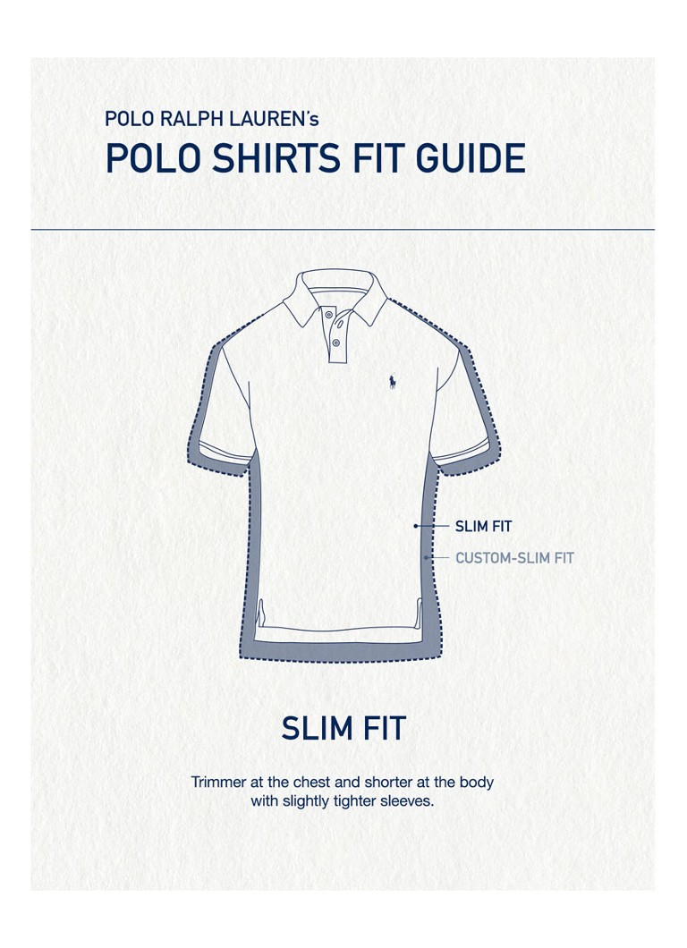 Ralph Lauren pieguļošs garroku polo krekls ar garām piedurknēm