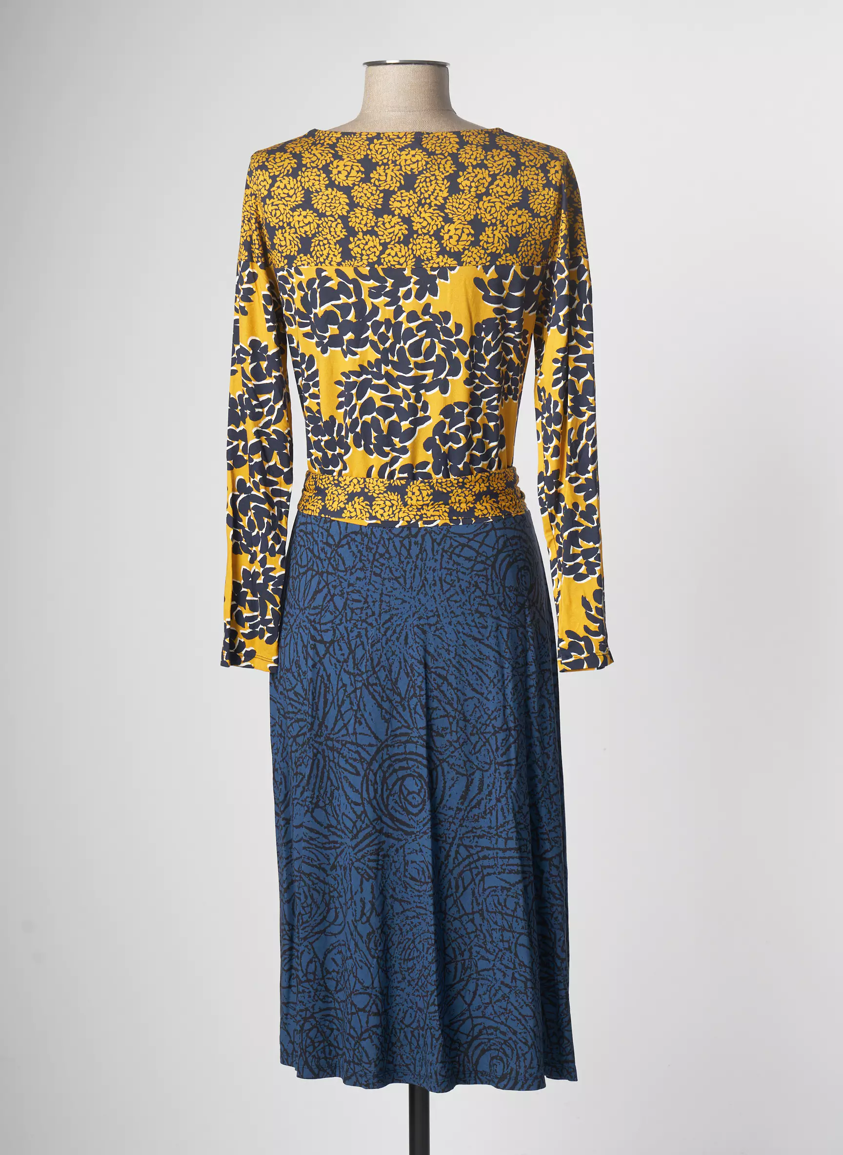 Paul Brial Robes Longues Femme couleur jaune