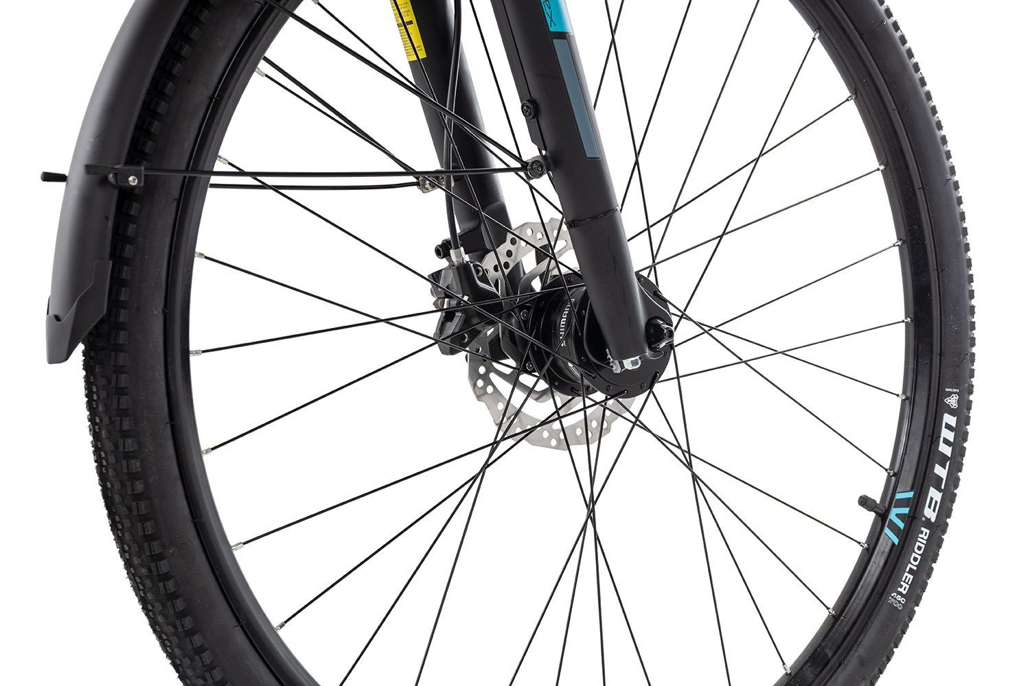 Axess Crossrad VERIS STREET 2022, 27 Gang Shimano Alivio RD-M3100-9 Schaltwerk, Kettenschaltung, Crossbike schwarz/grau