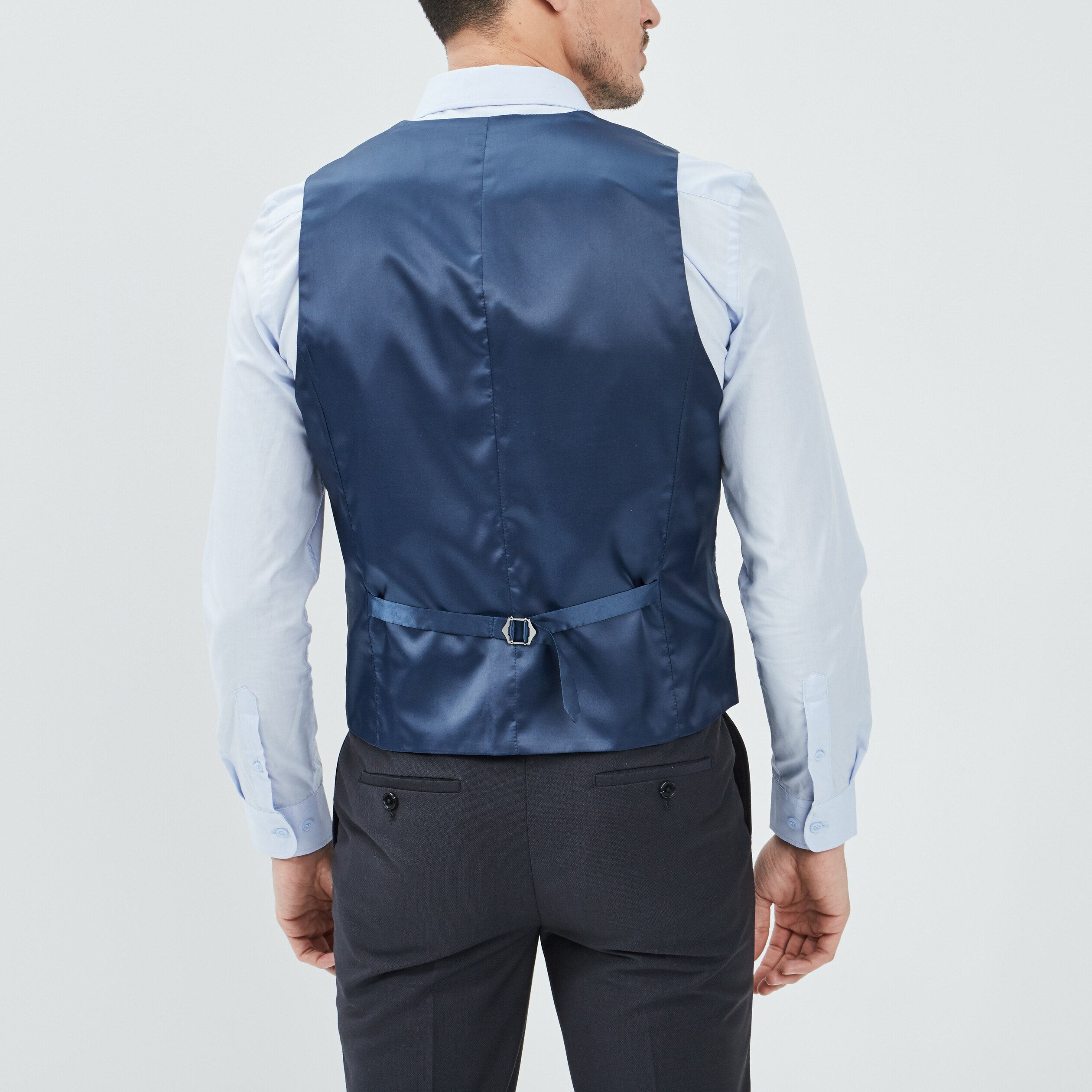 Gilet de costume sans manches bleu homme | La Halle
