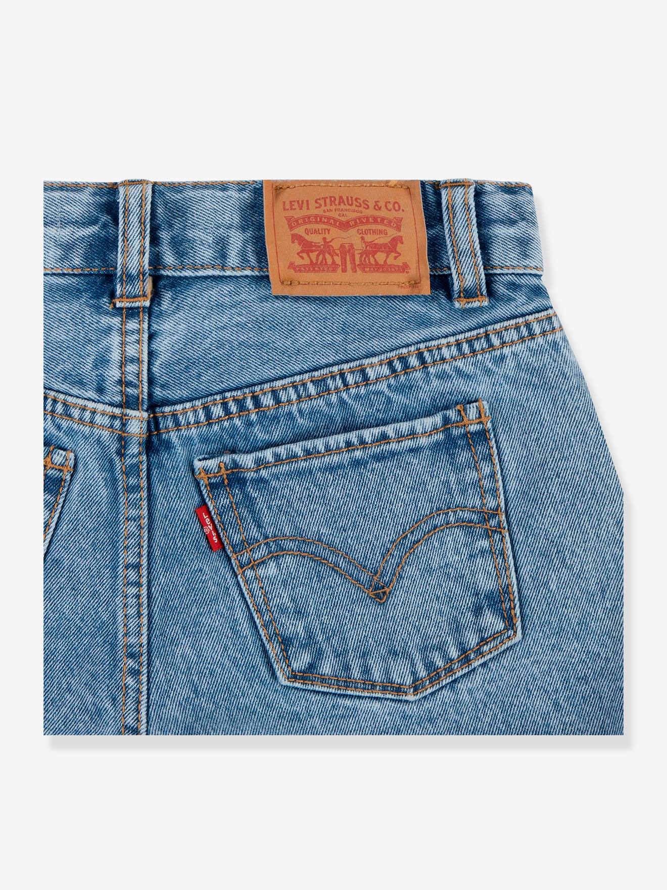 Levis Mädchen Mom-Jeansshorts Levi's, Bio-Baumwolle - jeansblau