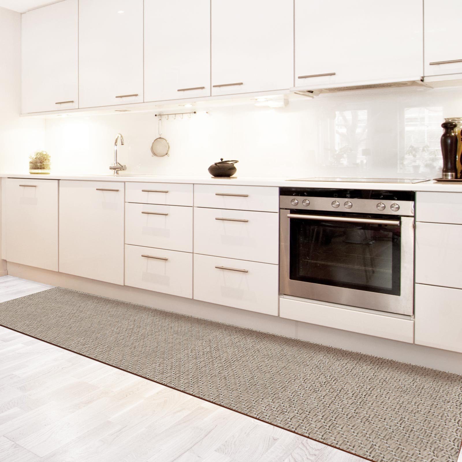 Küchenläufer Verona, Erhältlich in vielen Größen, Küchenteppich, Läufer, casa pura, rechteckig, Höhe: 3 mm, für Innen und Außen geeignet