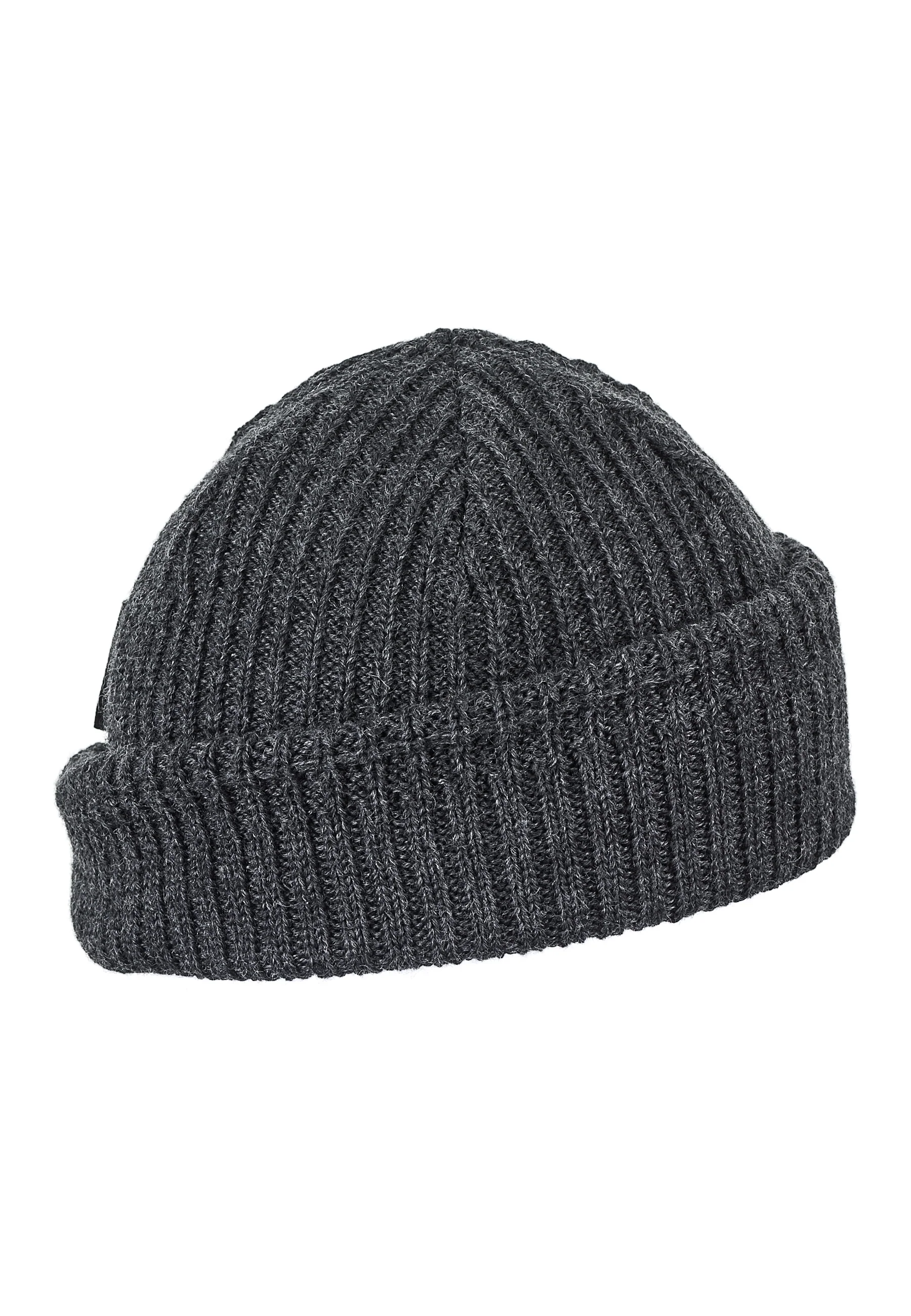 Strickmütze Baby aus Merinowolle mit Umschlag