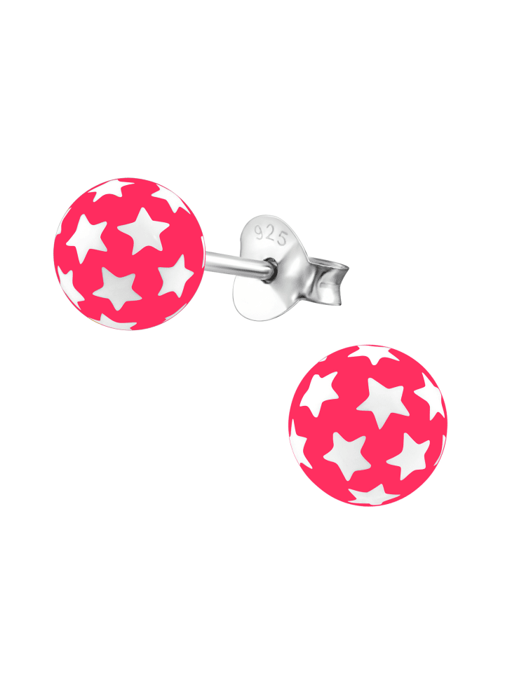Alexander York Ohrstecker BALL STERNE pink in 925 Sterling Silber, 2-tlg. günstig kaufen onesize