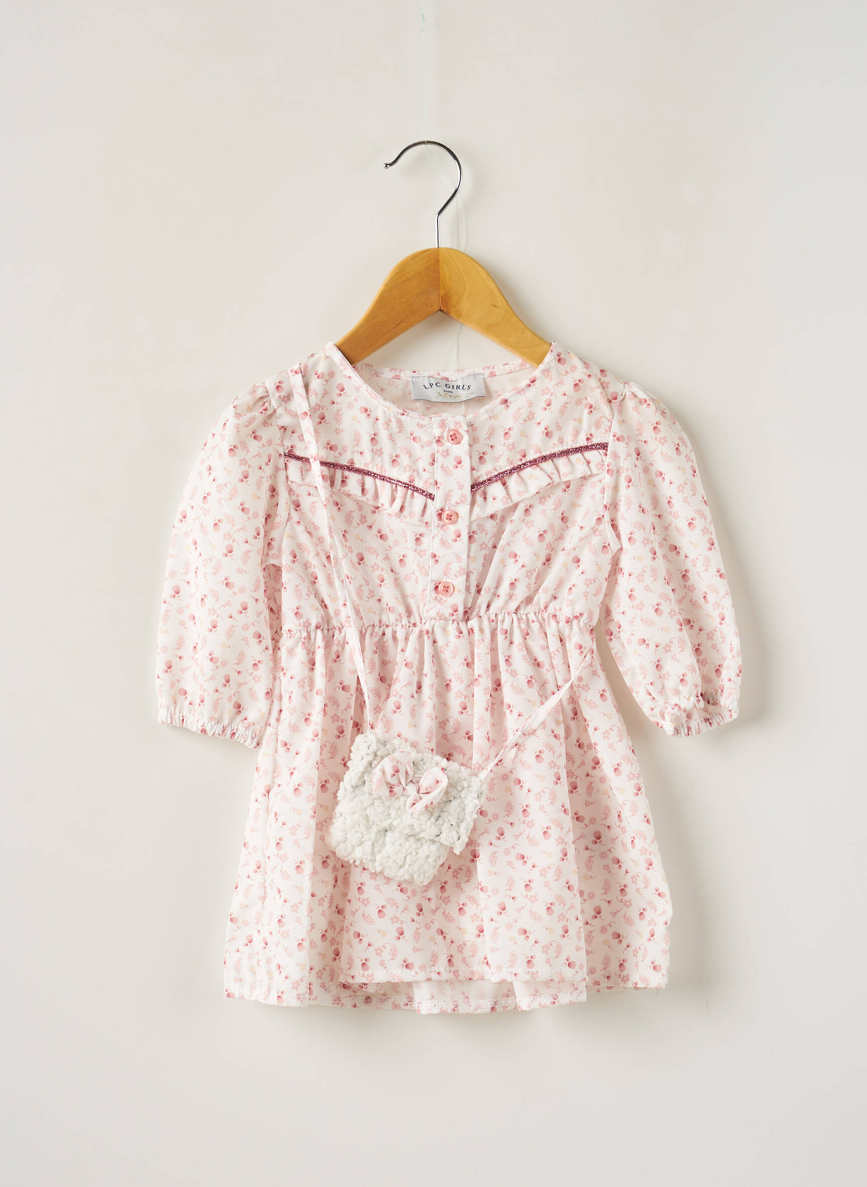 Lpc Girls Robes Mi Longues Fille couleur rose
