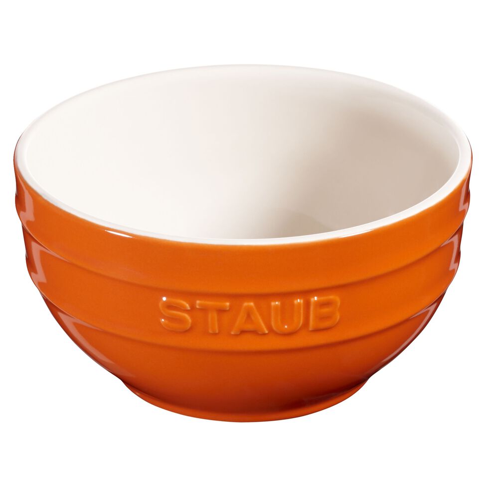 Schüssel 14 cm, Keramik, Orange