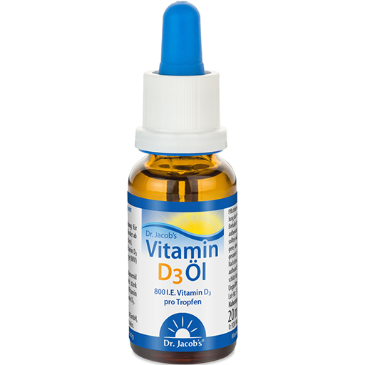 VITAMIN D3 ÖL 800 I.E. D3 Dr.Jacob's Tropf.z.Einn.  20 ml  Tropfen zum Einnehmen