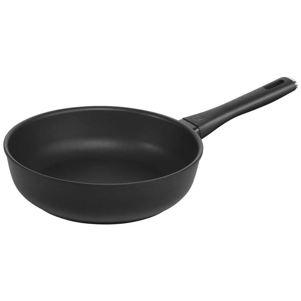 Bratpfanne hoch, Duraslide® Granite-Beschichtung 24 cm, Aluminium, Schwarz