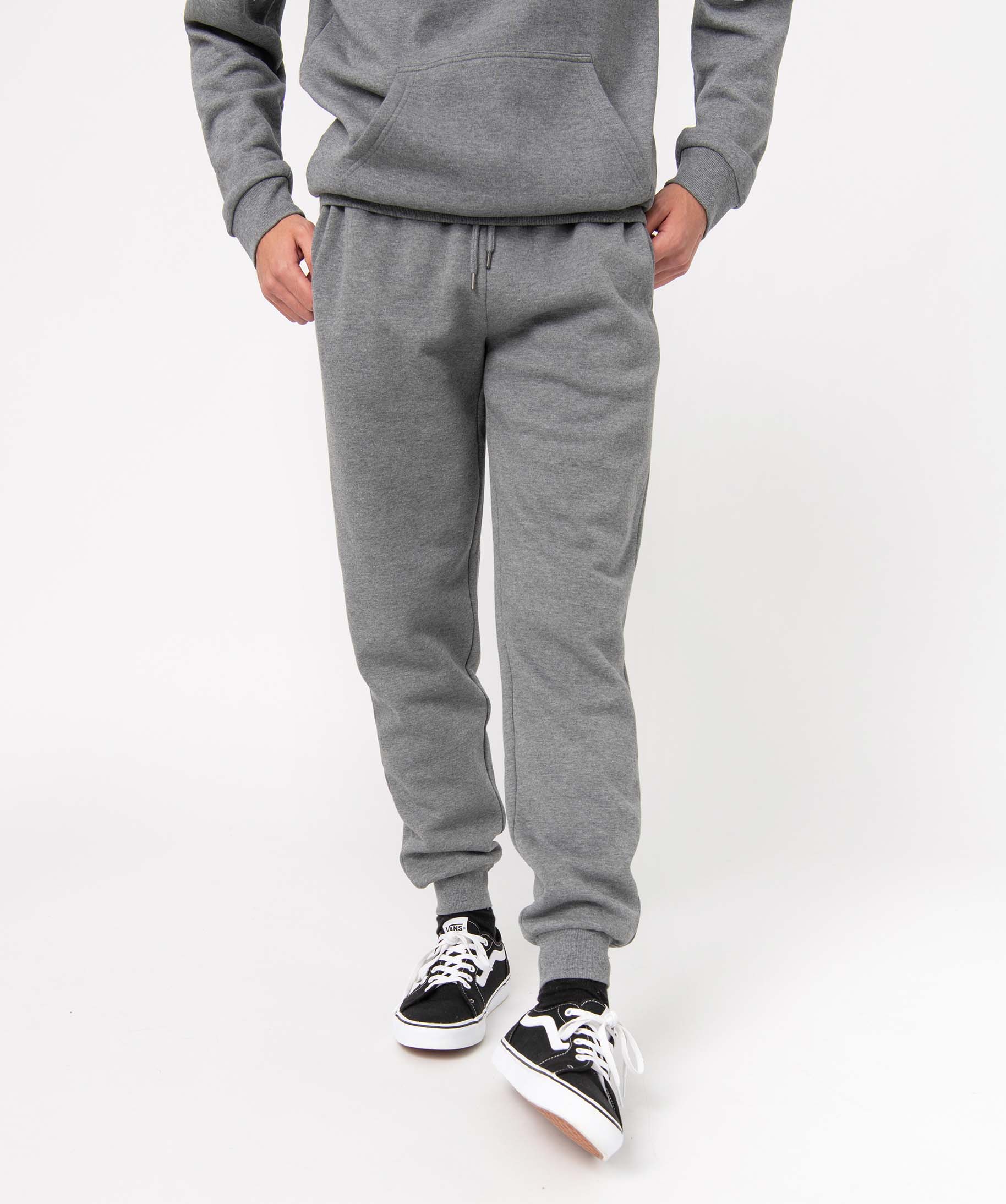 Pantalon de jogging homme molletonné gris | GEMO