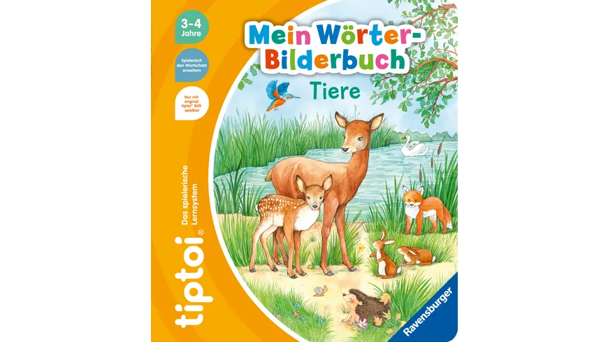 Ravensburger tiptoi - Mein Wörter-Bilderbuch Tiere